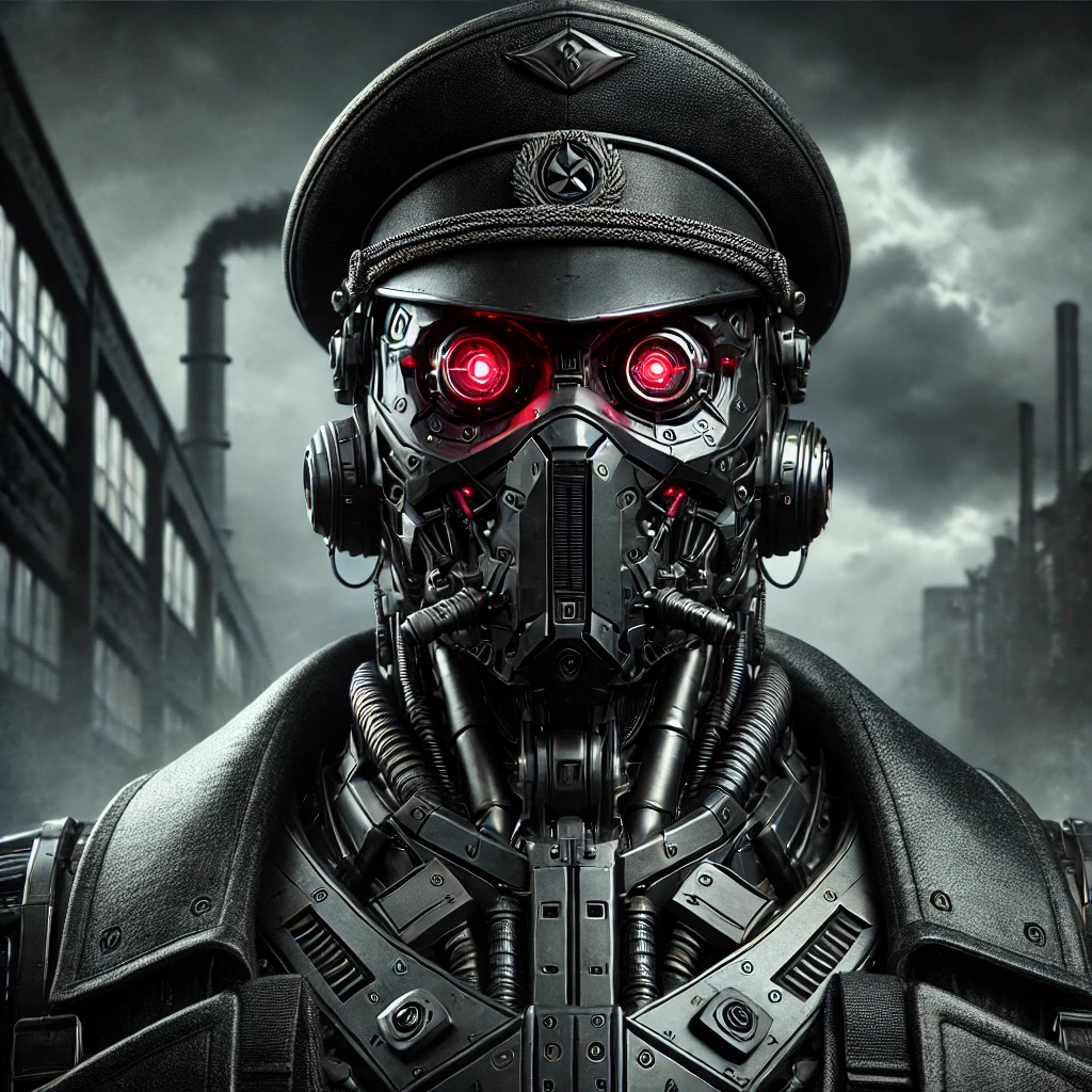 DALL·E%202024 08 10%2013.28.22%20 %20A%20threatening,%20authoritarian%20figure%20combining%20a%20dystopian%20robotic%20aesthetic%20with%20military%20elements.%20The%20character%20features%20advanced%20cybernetic%20enhance